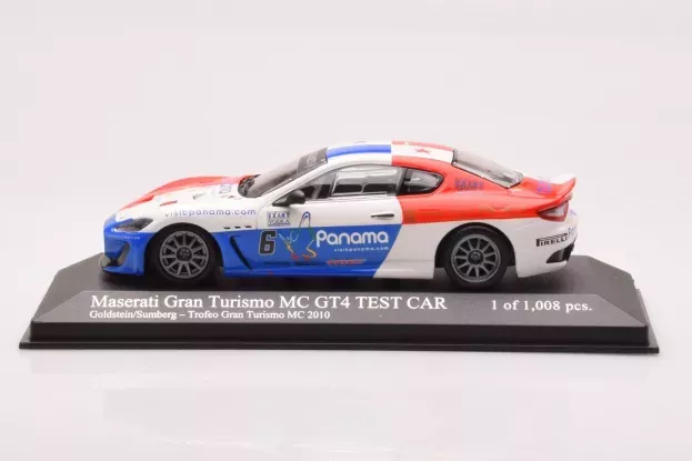 Minichamps Maserati Granturismo Mc Gt4 Coupe N 6 Trofeo Granturismo Mc 2010 Steven Goldstein 1:43 400101206